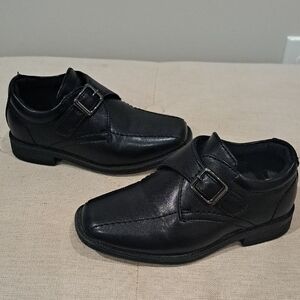 Classic Black Toddler Dress Shoes